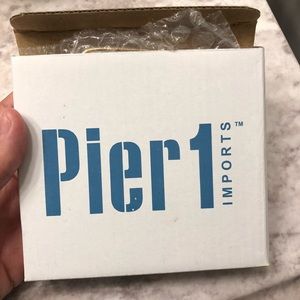 BRAND NEW Pier1 marbled jewelry dish